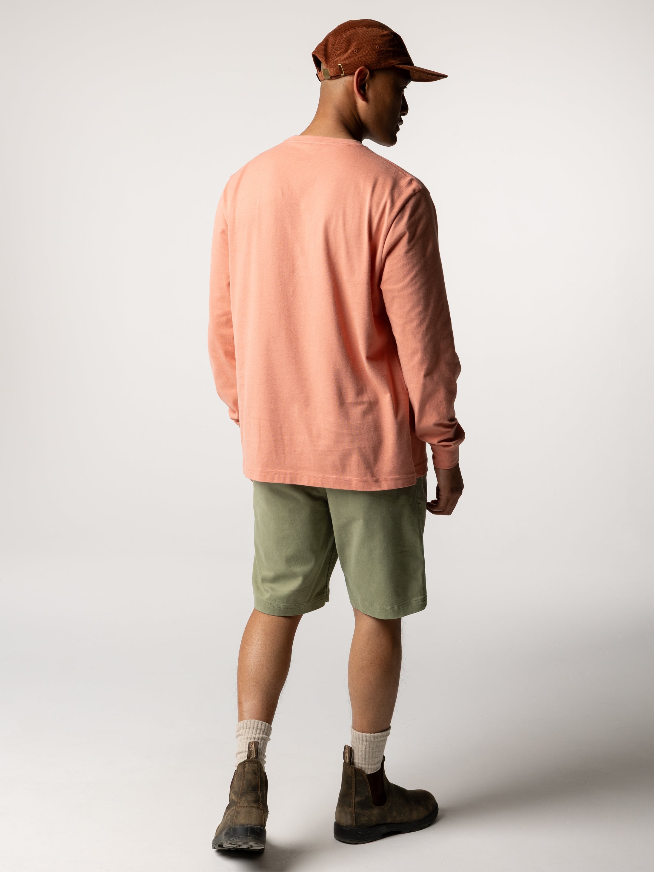 Men Organic Cotton Shorts in Bayleaf - Rincon