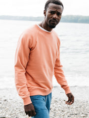 Men Organic Cotton Sweatshirt Pink - Coho
