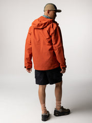 Men Stormbird Waterproof Jacket in Terracotta