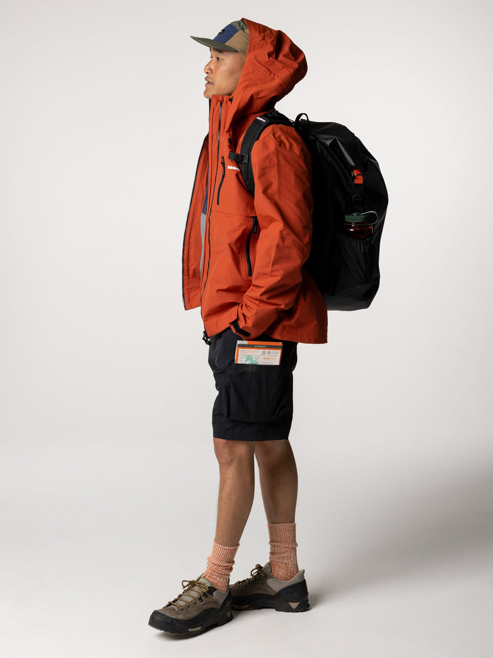 Men Stormbird Waterproof Jacket in Terracotta