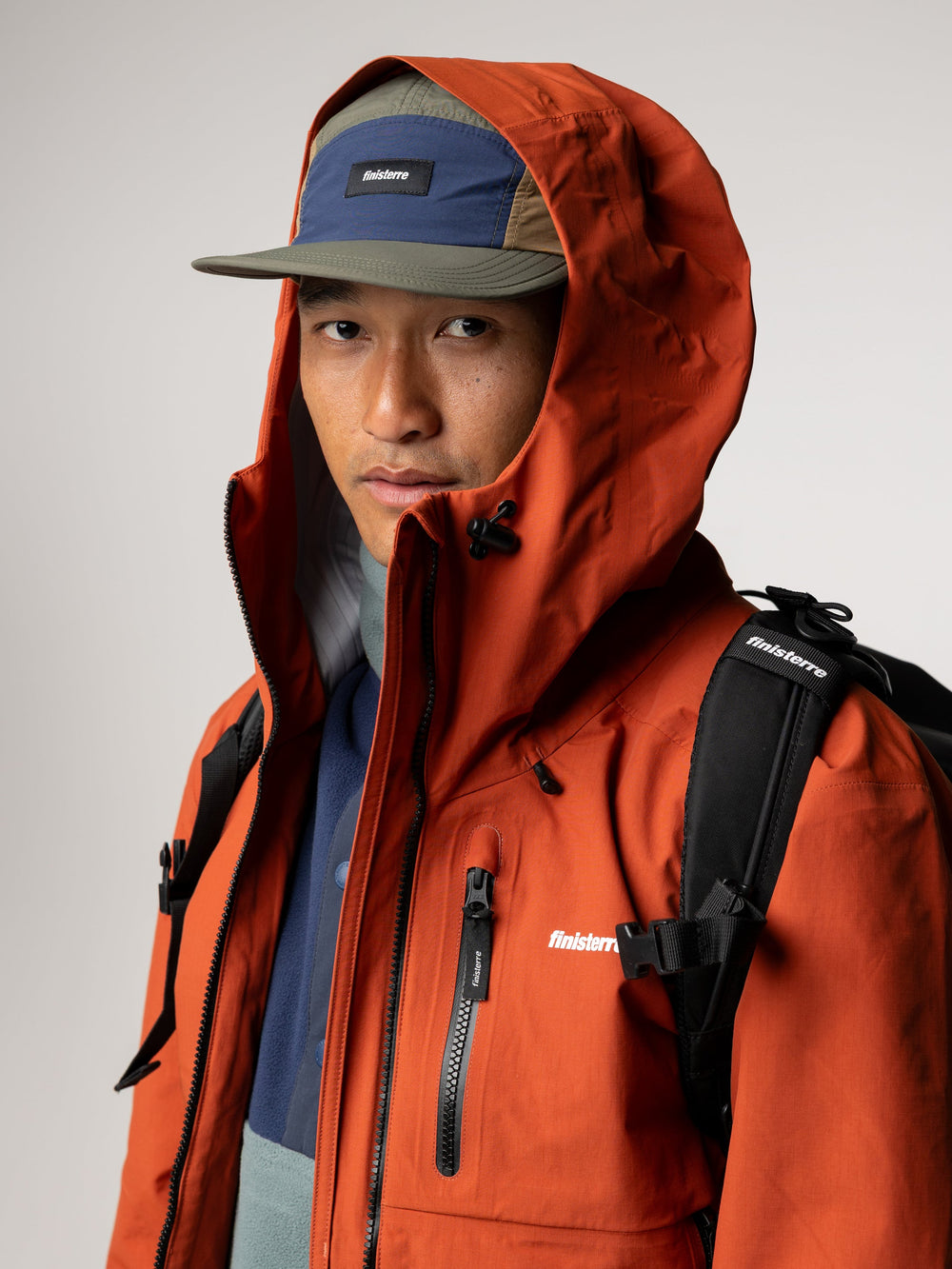 Men Stormbird Waterproof Jacket in Terracotta