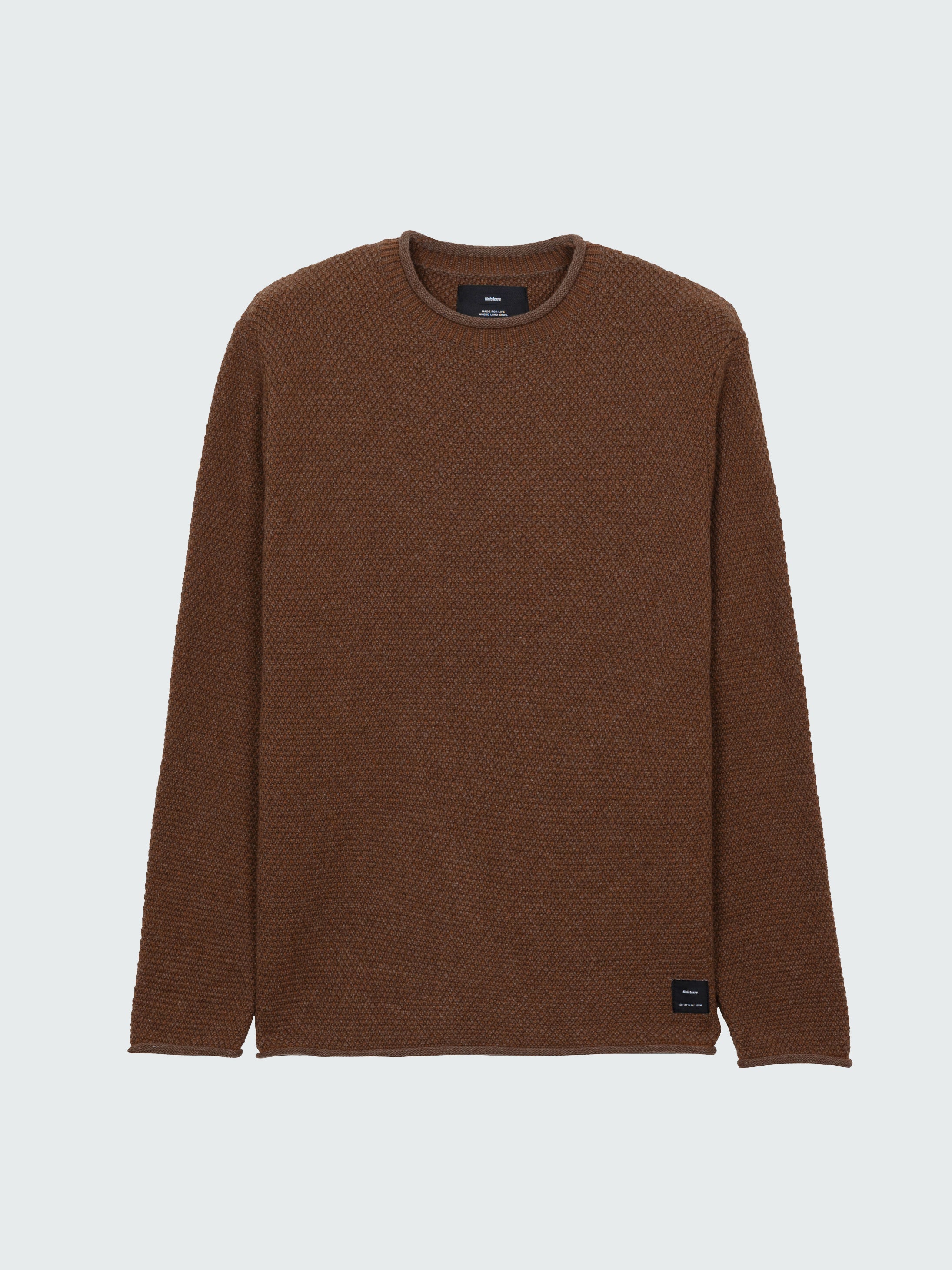 Men Wool Jumper in Brown - Barents