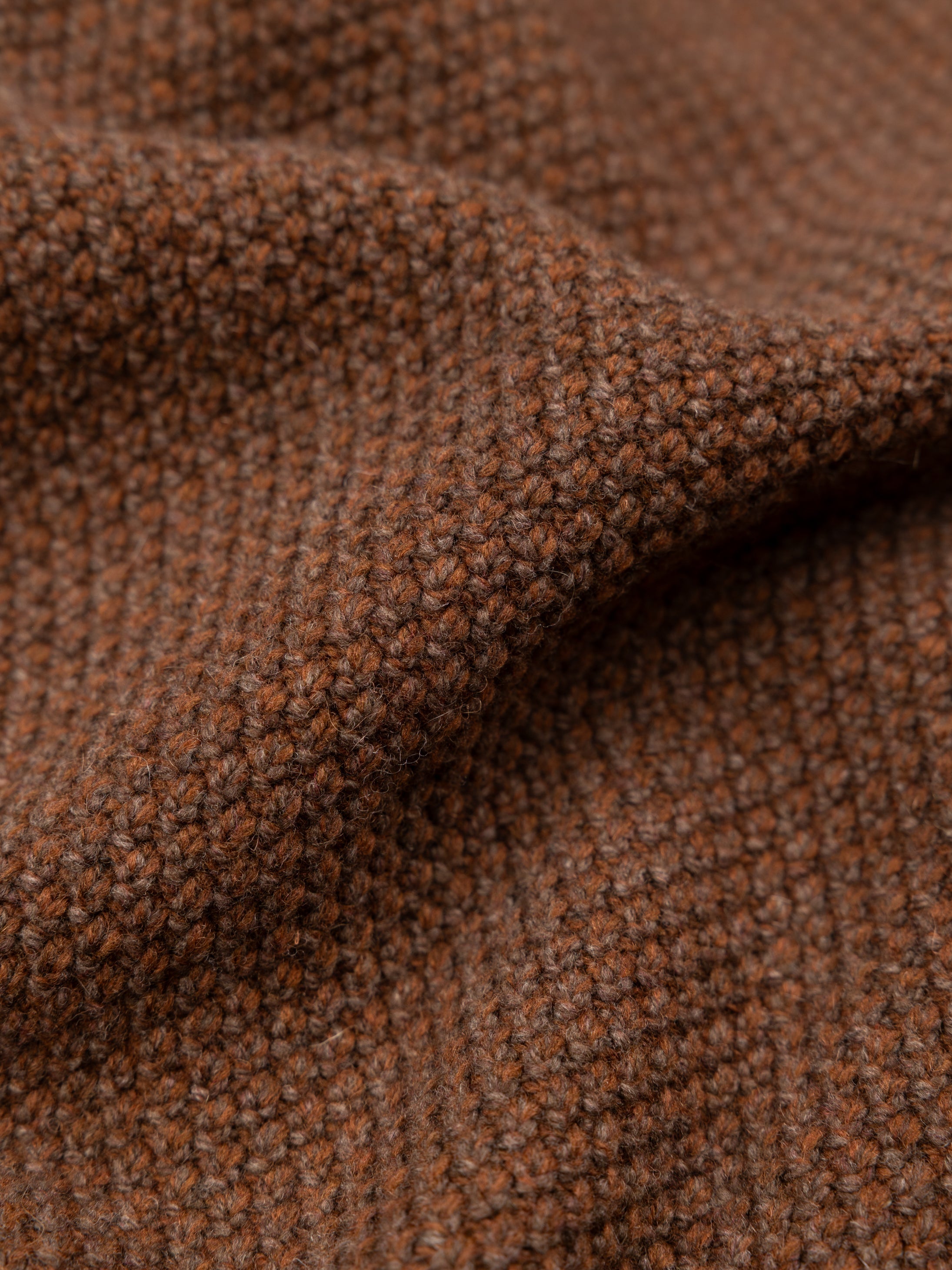 Men Wool Jumper in Brown - Barents