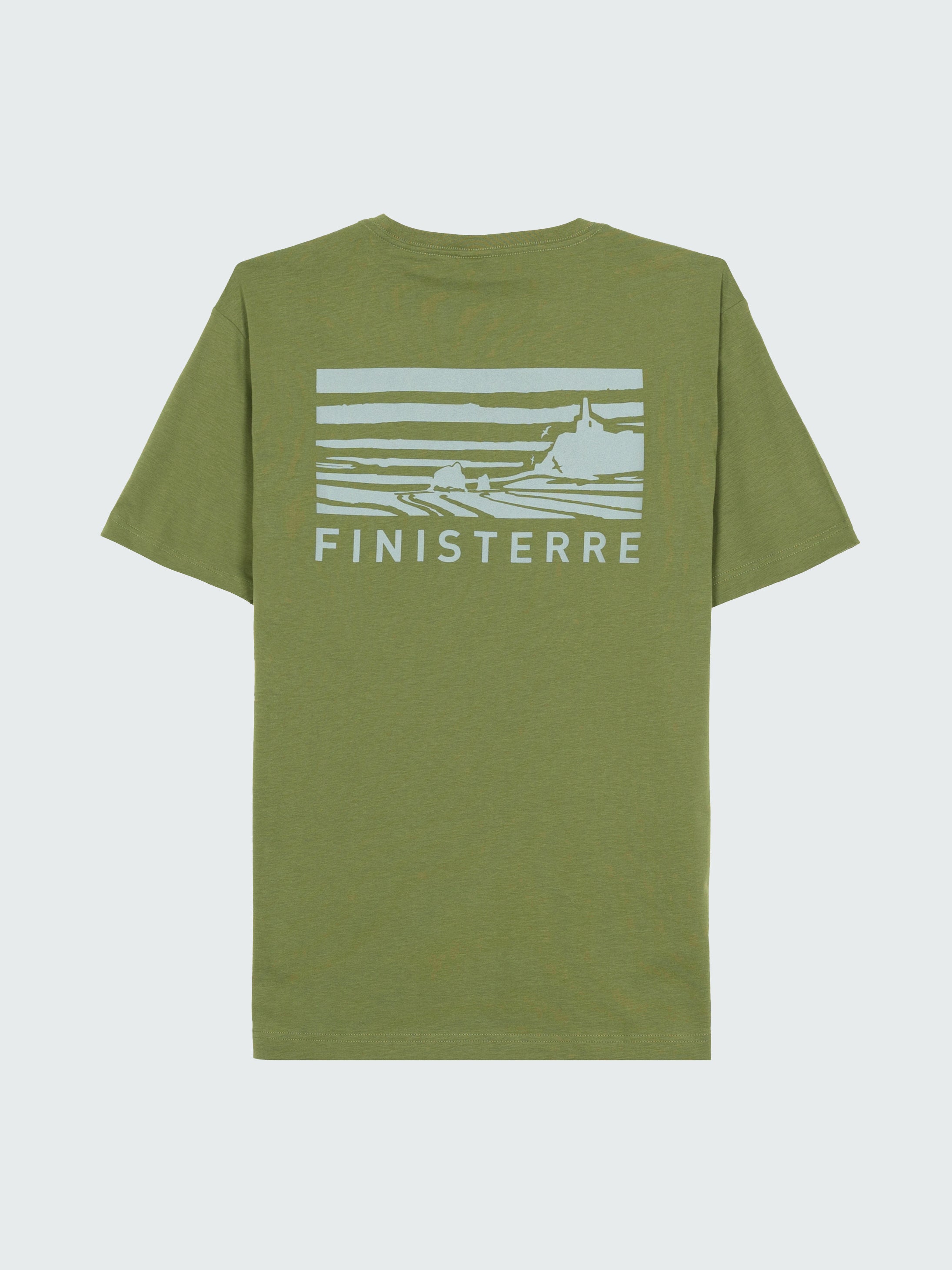 Men Organic Cotton T-Shirt in Seagrass - Cape