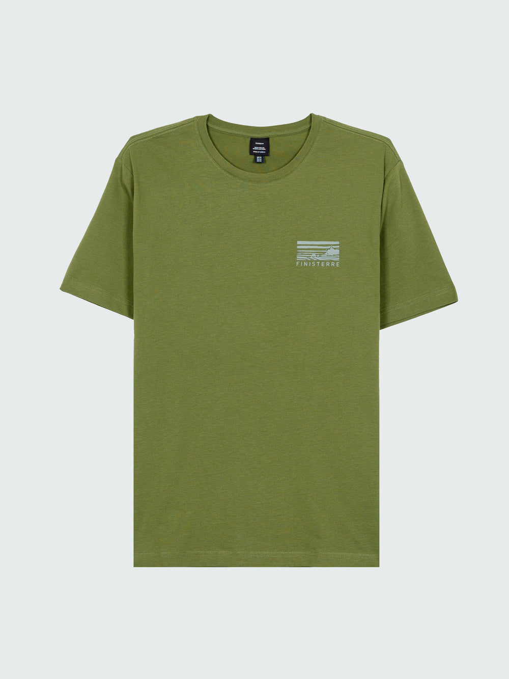 Men Organic Cotton T-Shirt in Seagrass - Cape