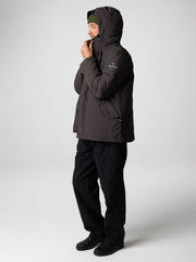 Men Recycled Waterproof Jacket in Burnt Umber - Forth