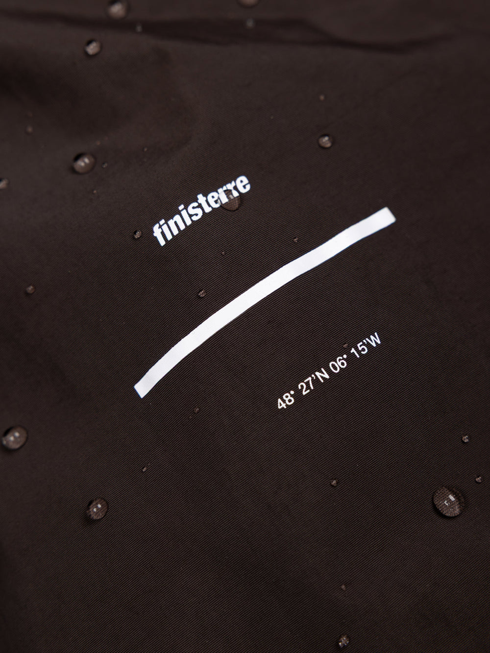 Men Recycled Waterproof Jacket in Burnt Umber - Forth