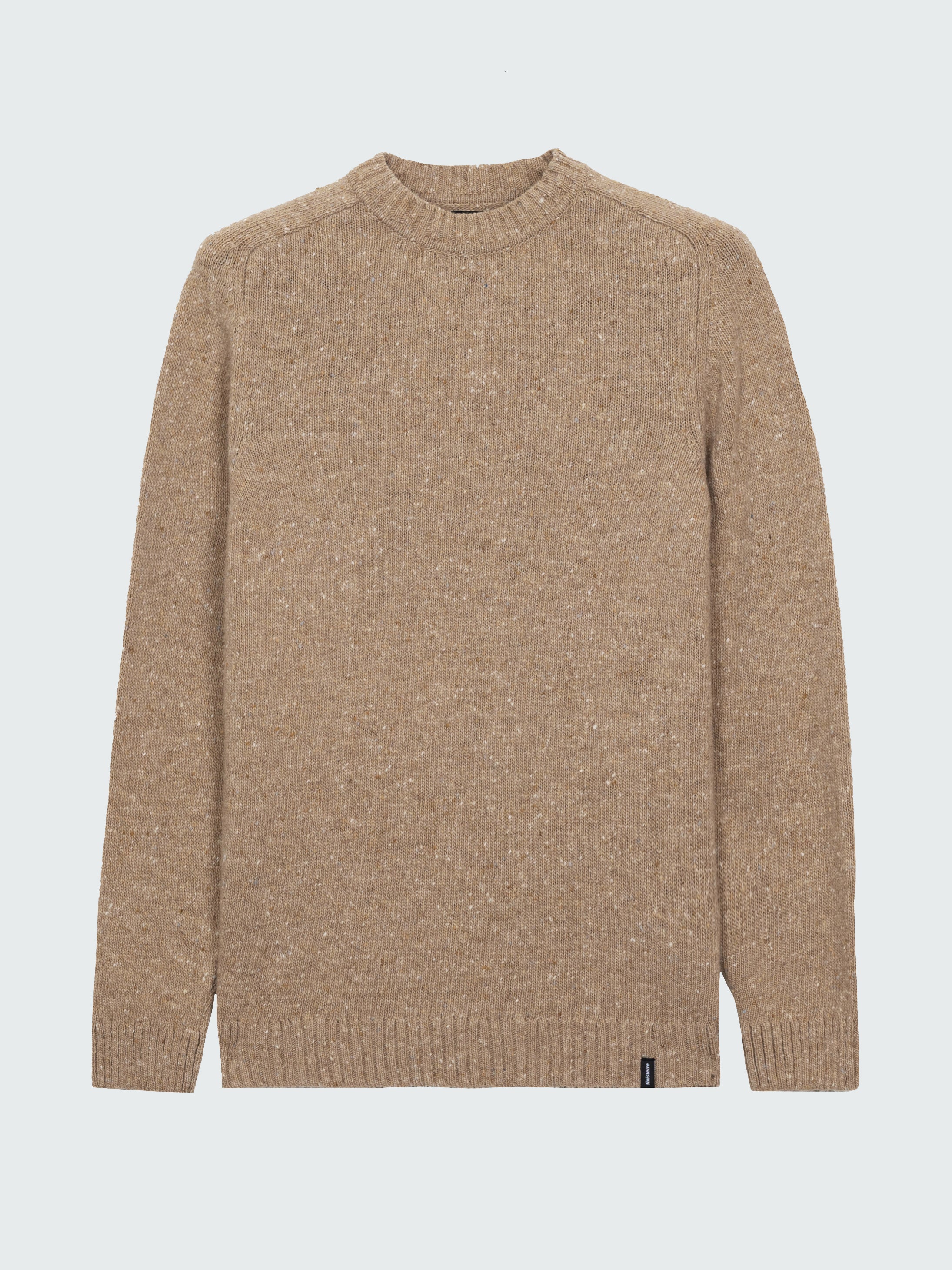 Men Wool Jumper in Taupe - Furlong