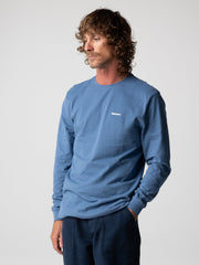 Men Organic Cotton T-Shirt in Blue - Harlyn