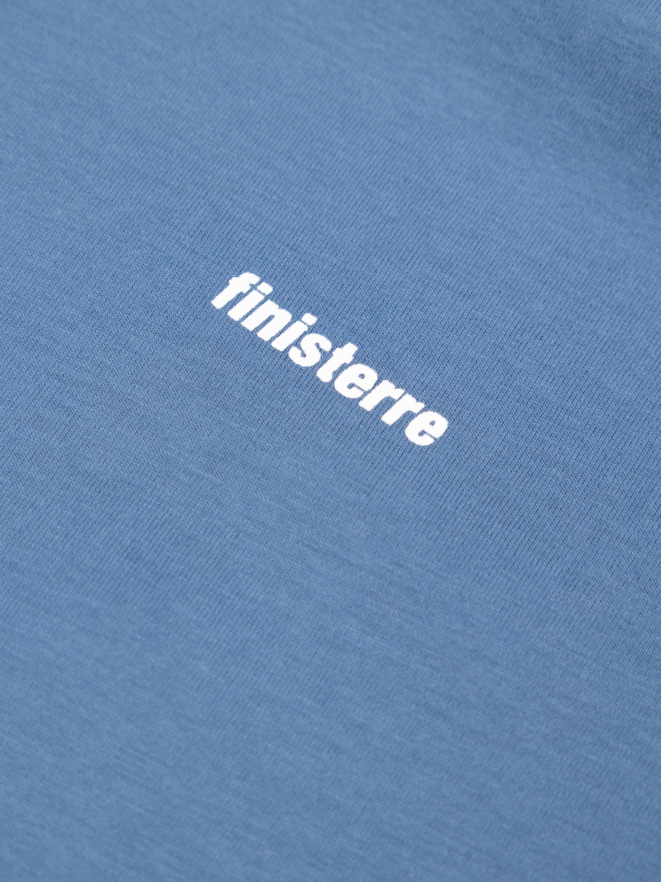 Men Organic Cotton T-Shirt in Blue - Harlyn