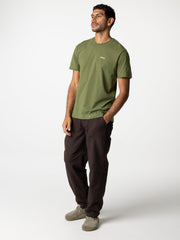 Men Organic Cotton T-Shirt in Seagrass - Harlyn