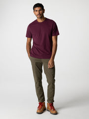 Men Organic Cotton T-Shirt in Pink - Harlyn