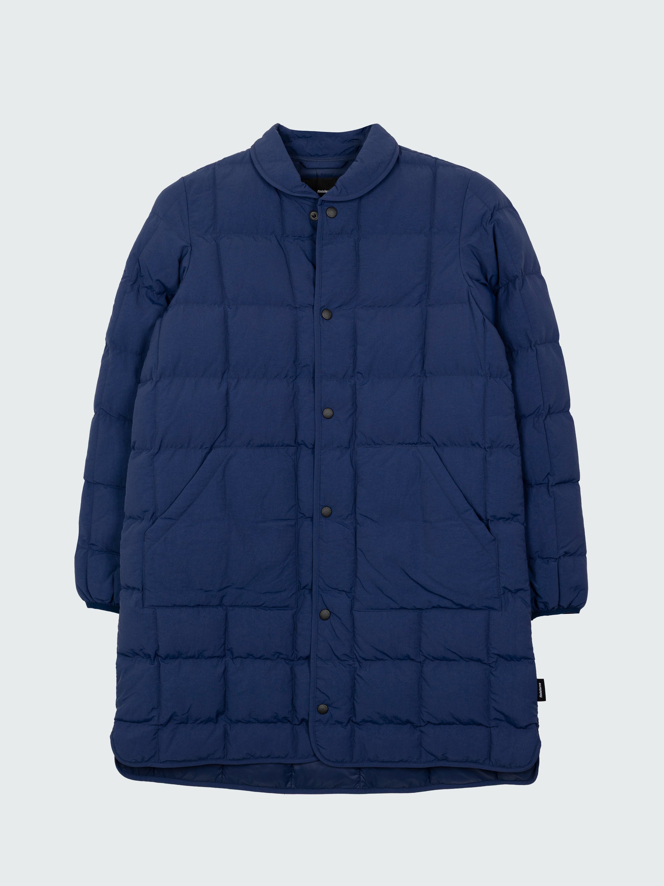 Women Recycled Insulated Coat in Blue - Lapwing