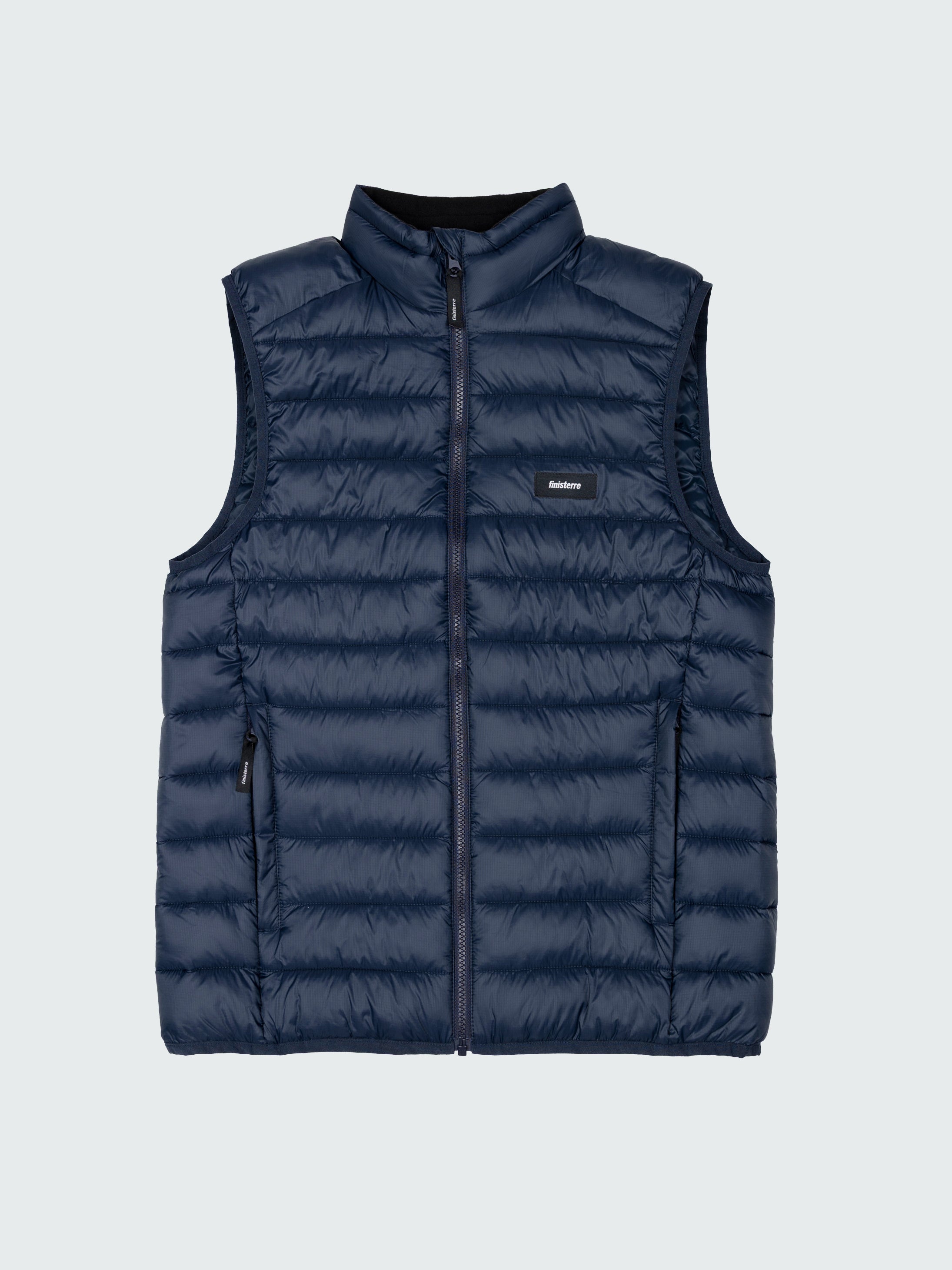 Men Recycled Gilet in Navy - Nimbus