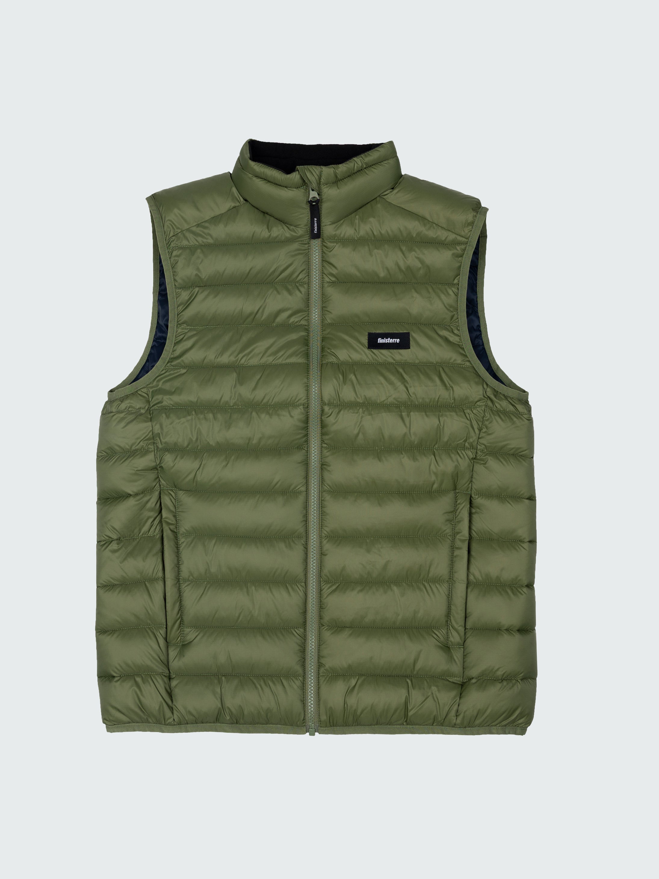 Men Recycled Gilet in Seagrass - Nimbus