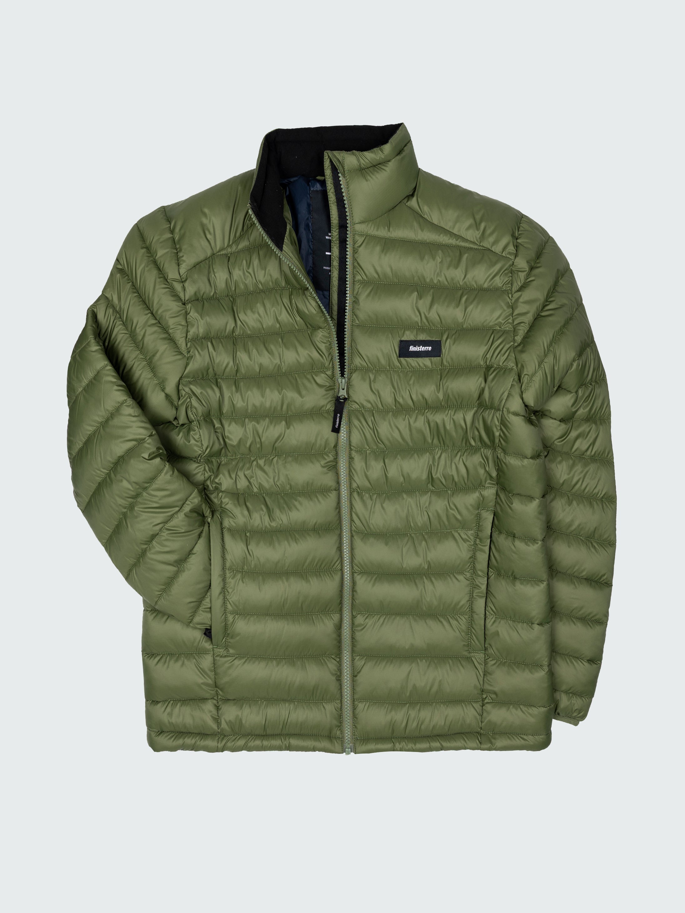 Men Recycled Jacket in Seagrass - Nimbus