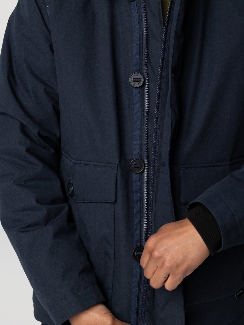 Men Recycled Insulated Jacket in Navy - Shipyard