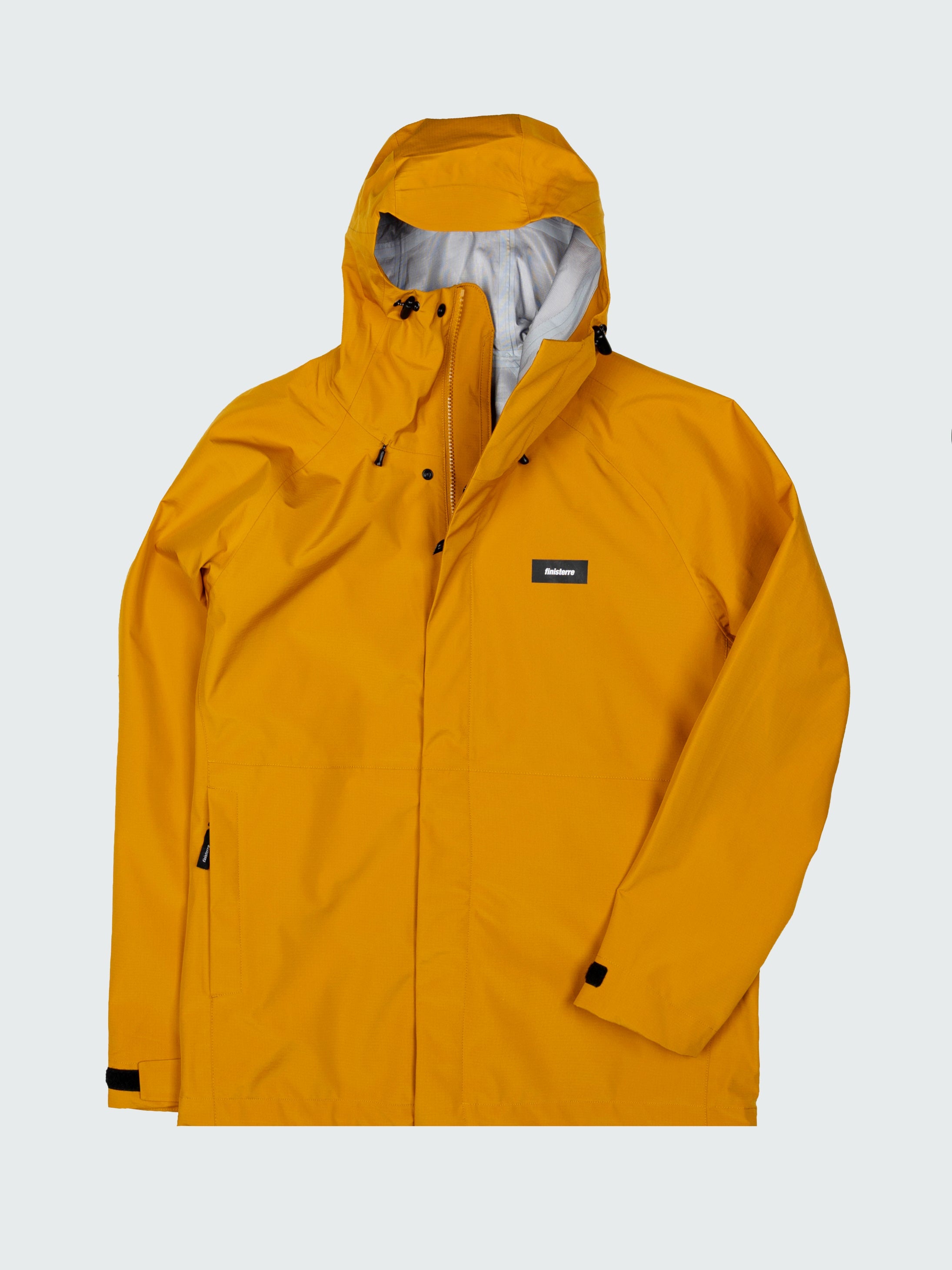 Men Recycled Waterproof Jacket in Buckwheat - Skybird