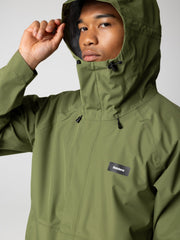Men Recycled Waterproof Jacket in Seagrass - Skybird