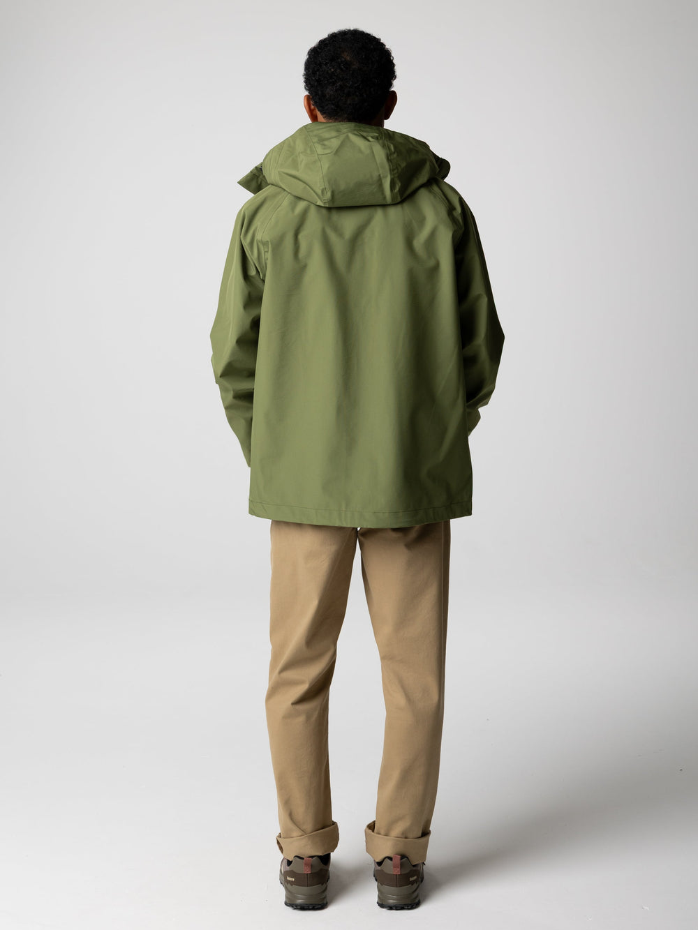 Men Recycled Waterproof Jacket in Seagrass - Skybird