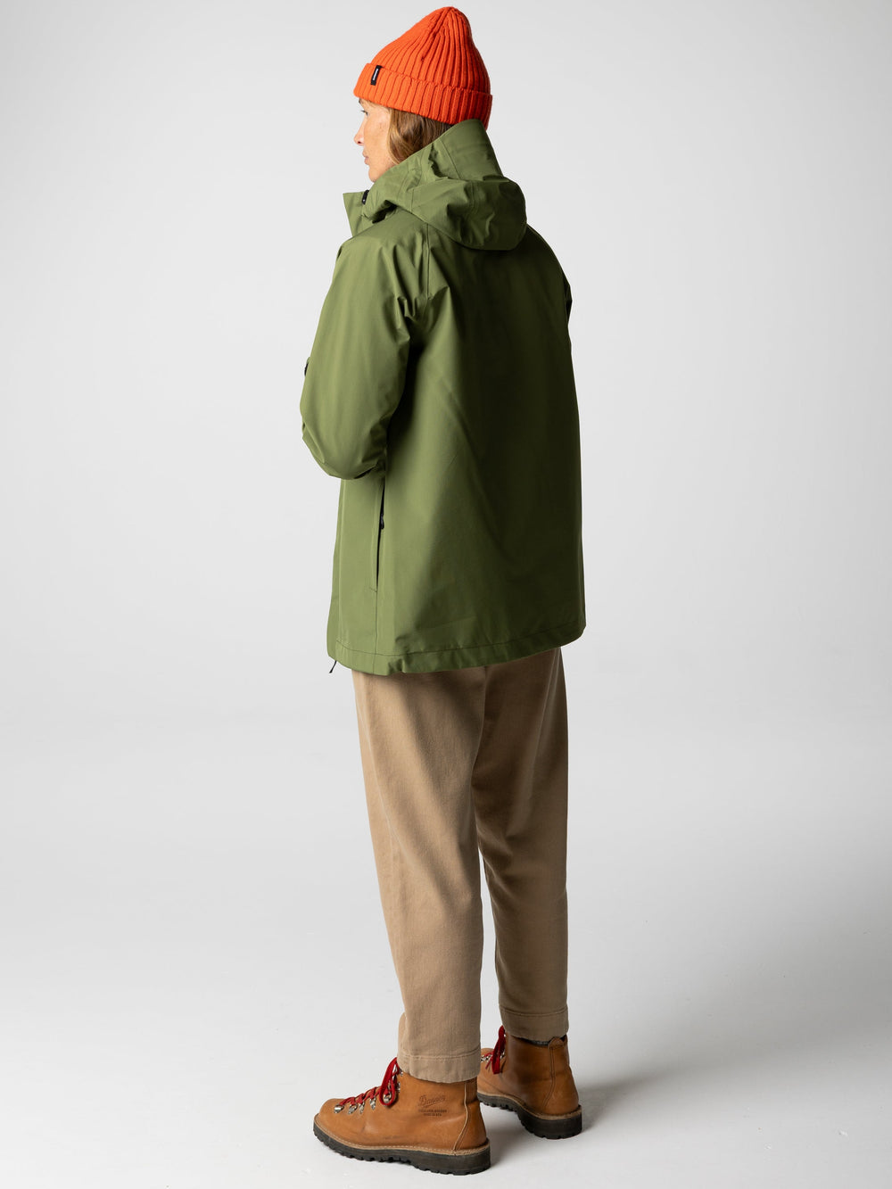 Women Recycled Waterproof Jacket in Seagrass - Skybird
