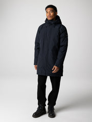 Men Recycled Waterproof Parka in Black - Solway