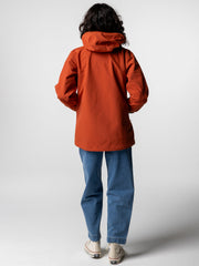 Women Recycled Waterproof Jacket in Terracotta - Stormbird
