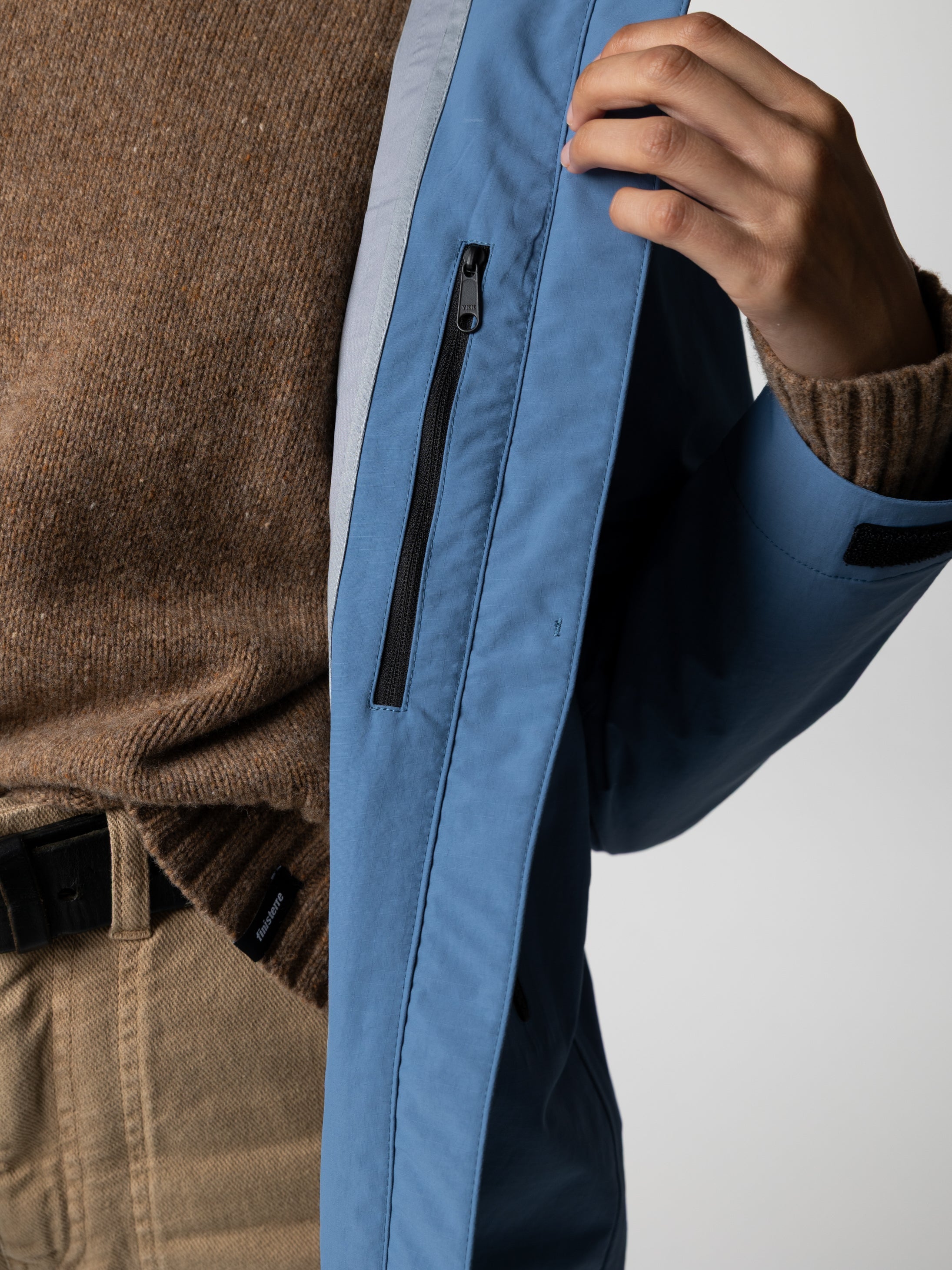 Women Recycled Waterproof Jacket in Blue - Stormbird
