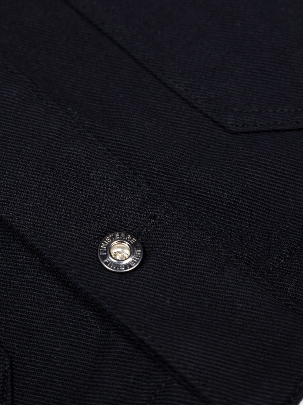 Women Organic Cotton Flannel Lined Chore Jacket in Black - Yarrel