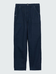 Men Organic Cotton Trouser in Navy - Basset