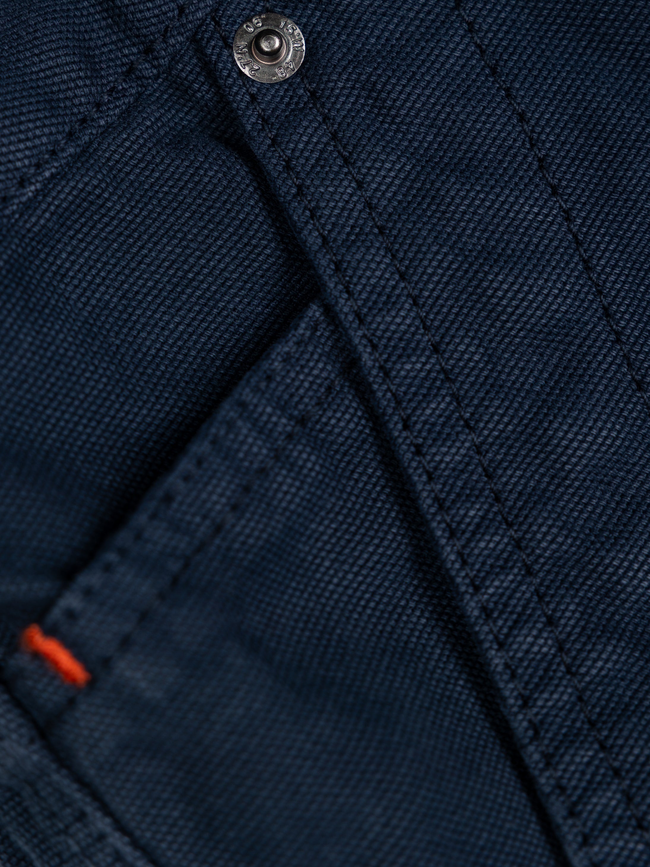 Men Organic Cotton Trouser in Navy - Basset