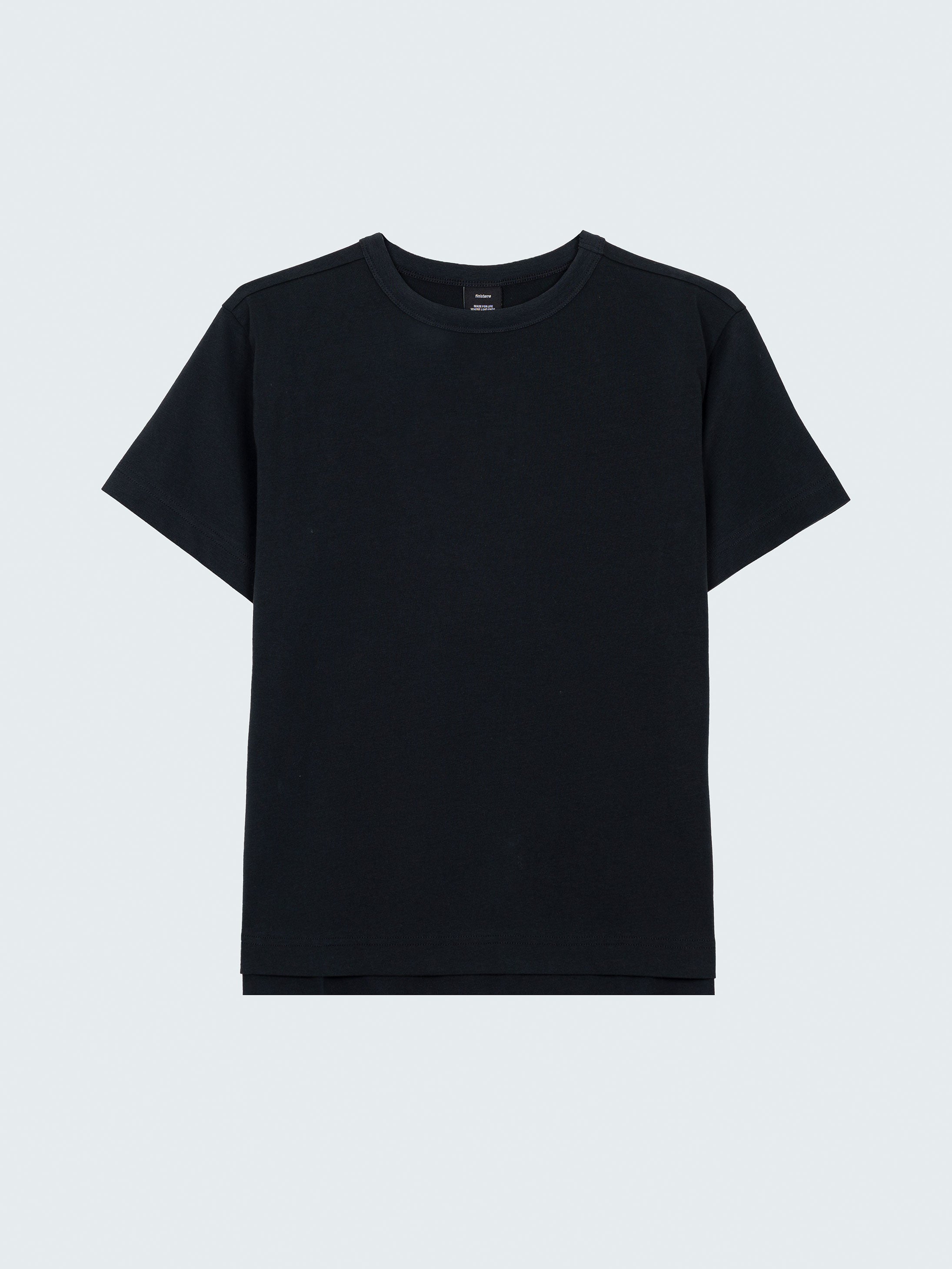 Women Organic Cotton T-Shirt in Black - Meskel