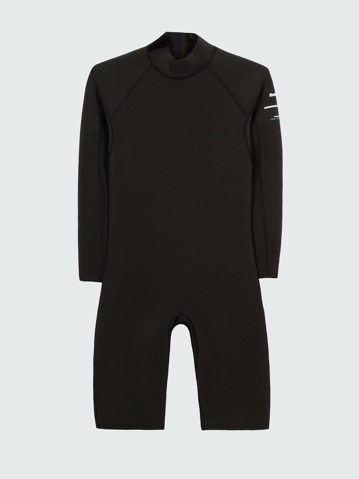 Men Nieuwland 2e Yulex Long Sleeve Shorty Wetsuit in Black