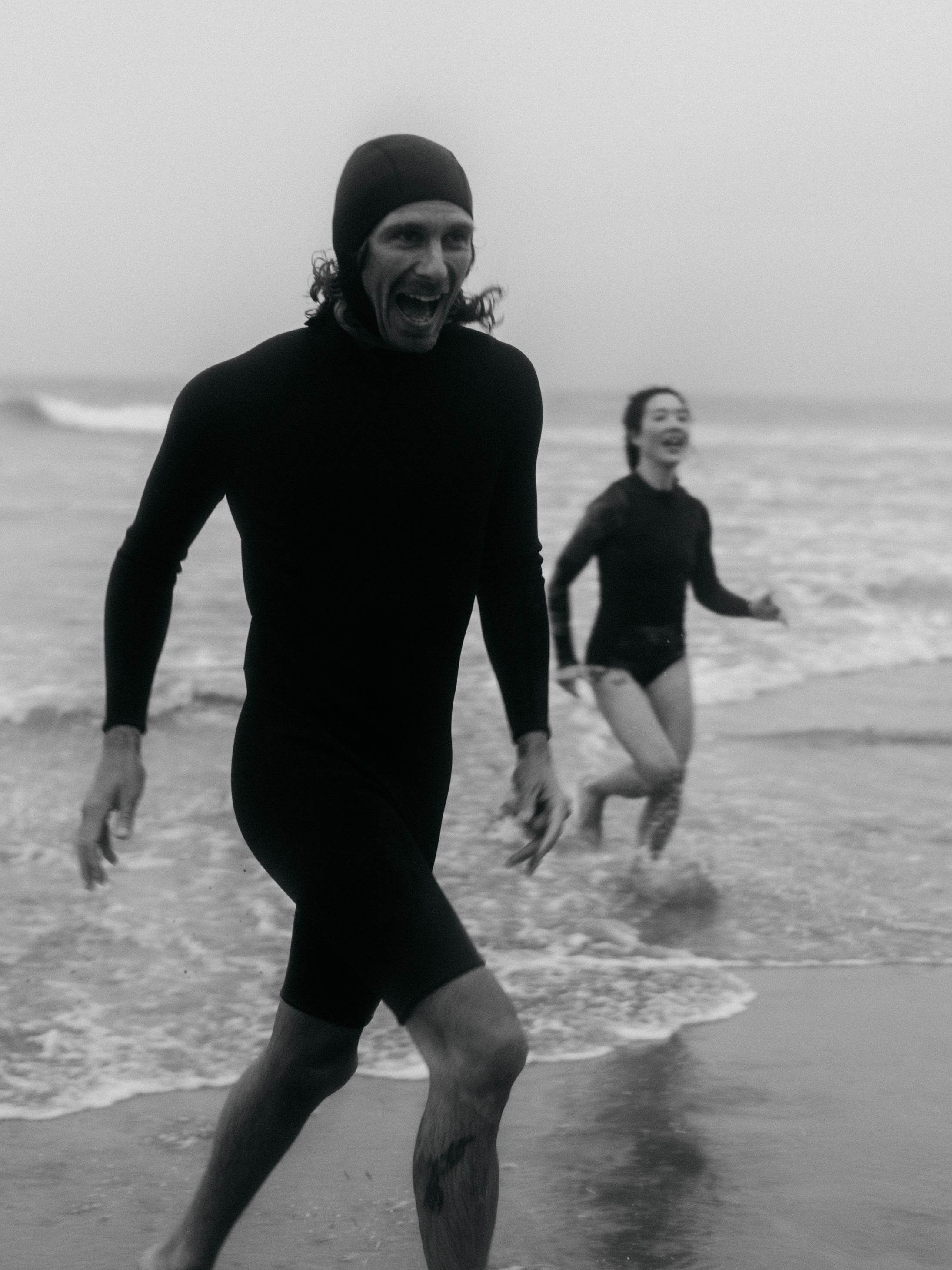 Men Nieuwland 2e Yulex Long Sleeve Shorty Wetsuit in Black