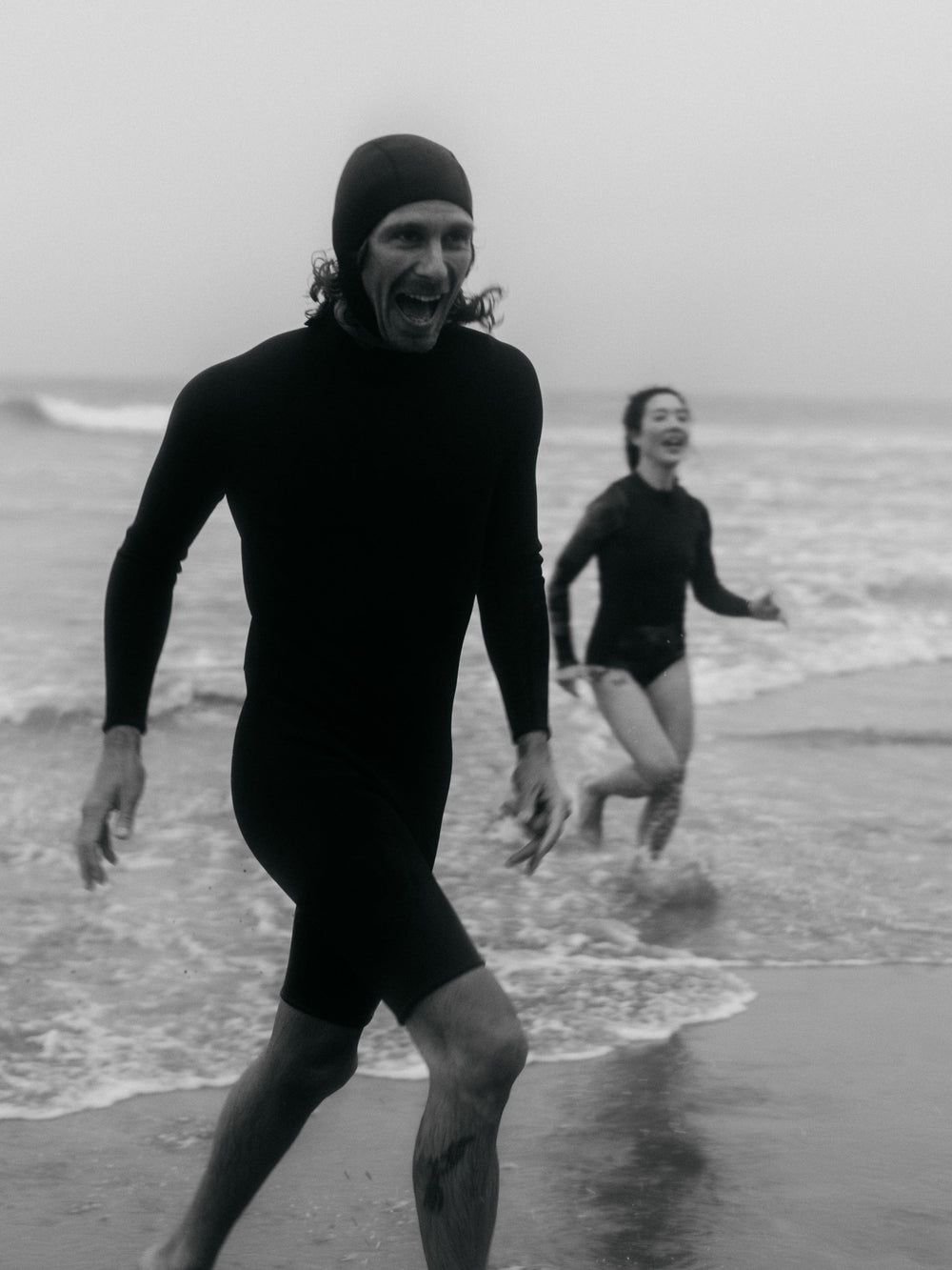 Men Nieuwland 2e Yulex Long Sleeve Shorty Wetsuit in Black