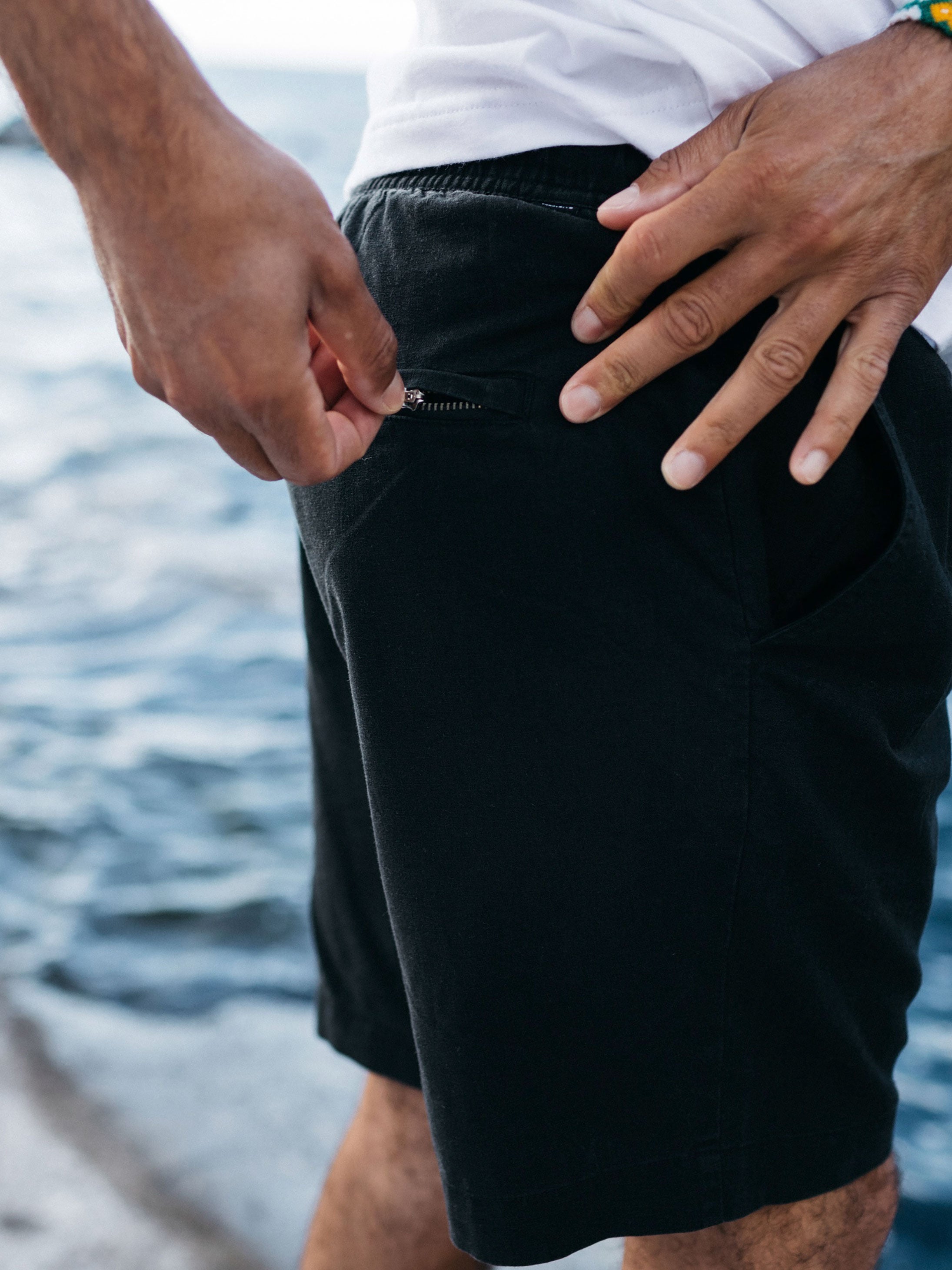 Men Eaton Short in Black