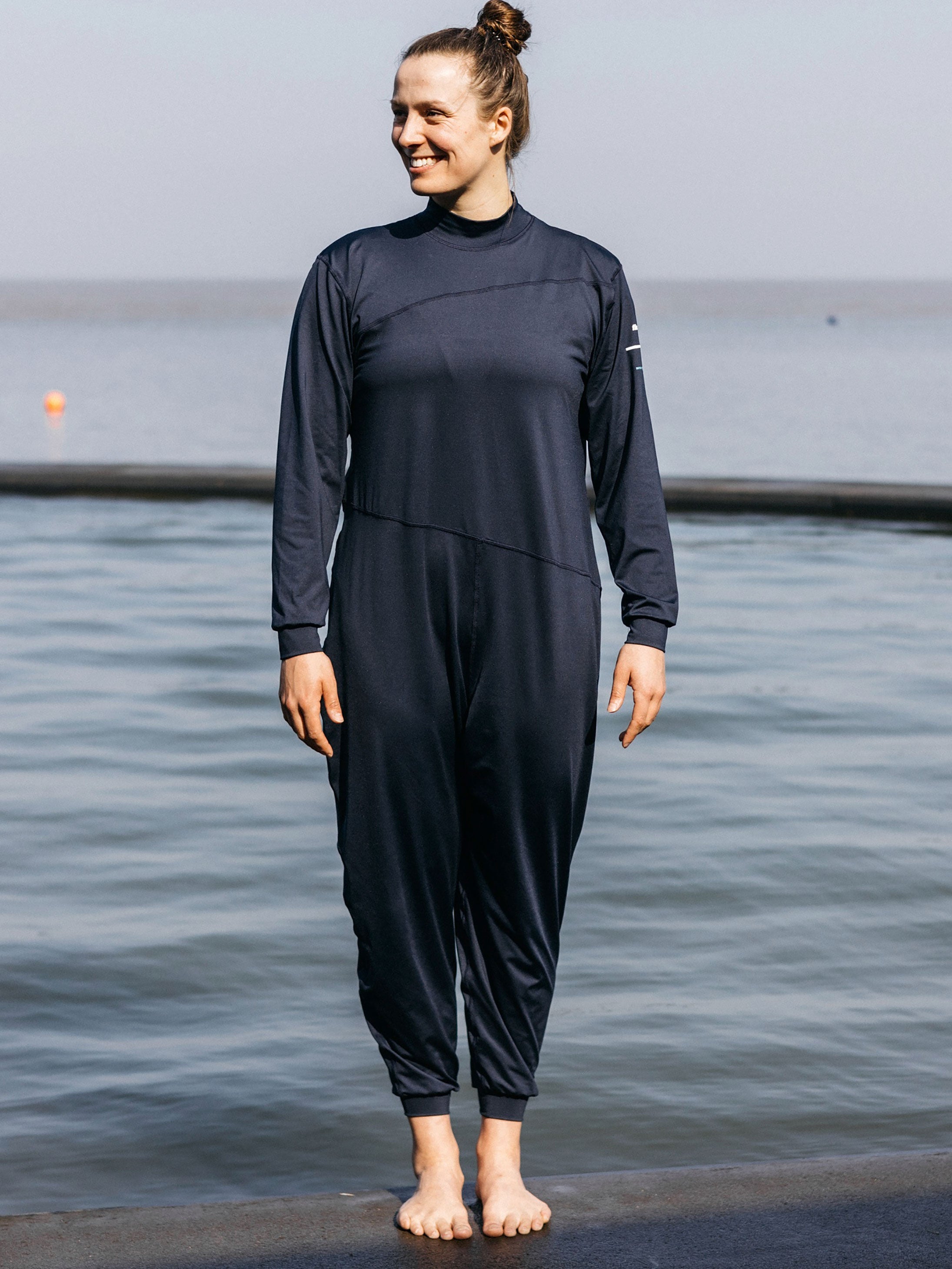 Women Into The Sea' Seasuit in Navy