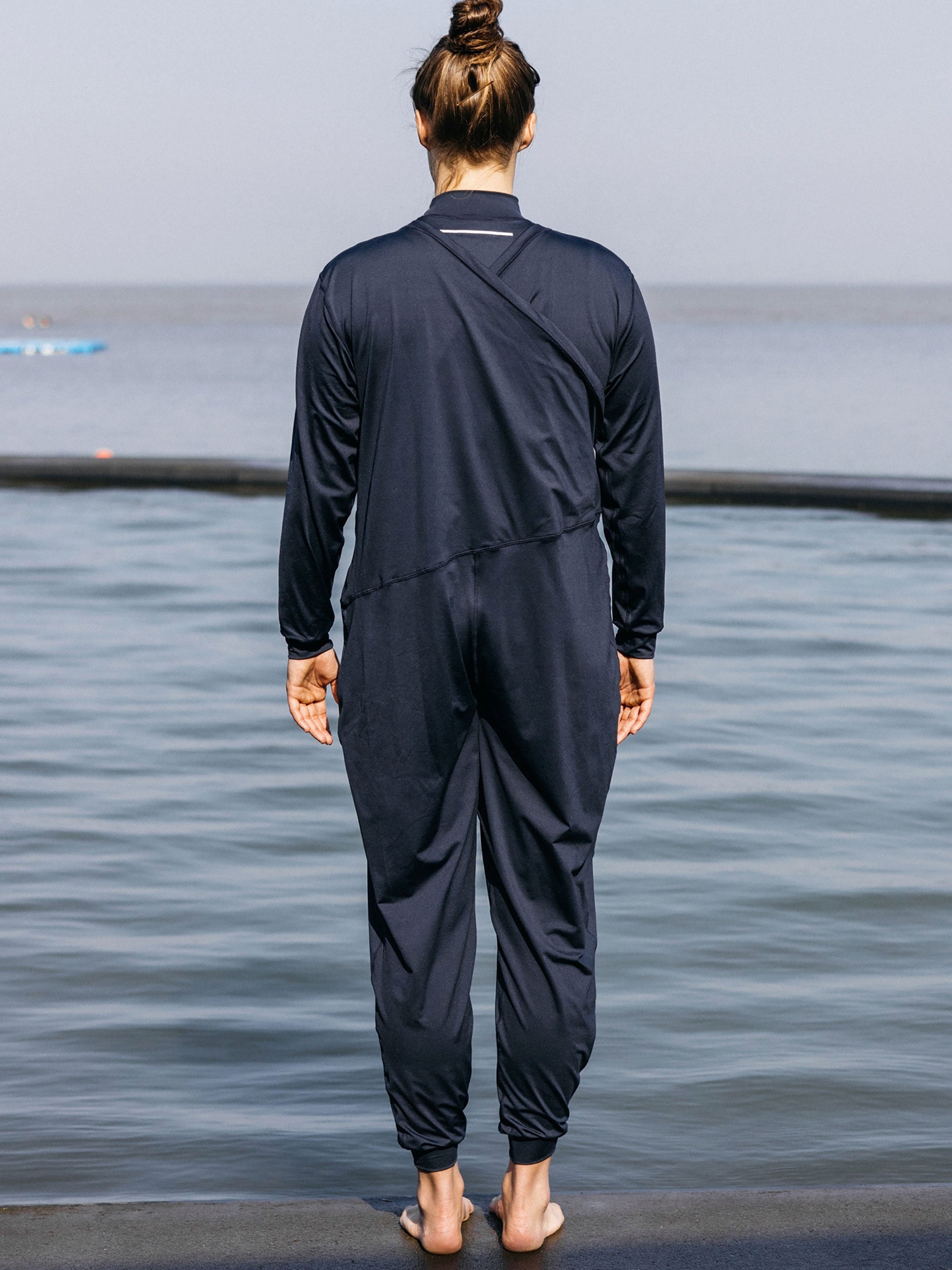 Women Into The Sea' Seasuit in Navy