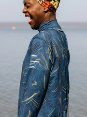 Women Into The Sea' Seasuit in Geometric Print