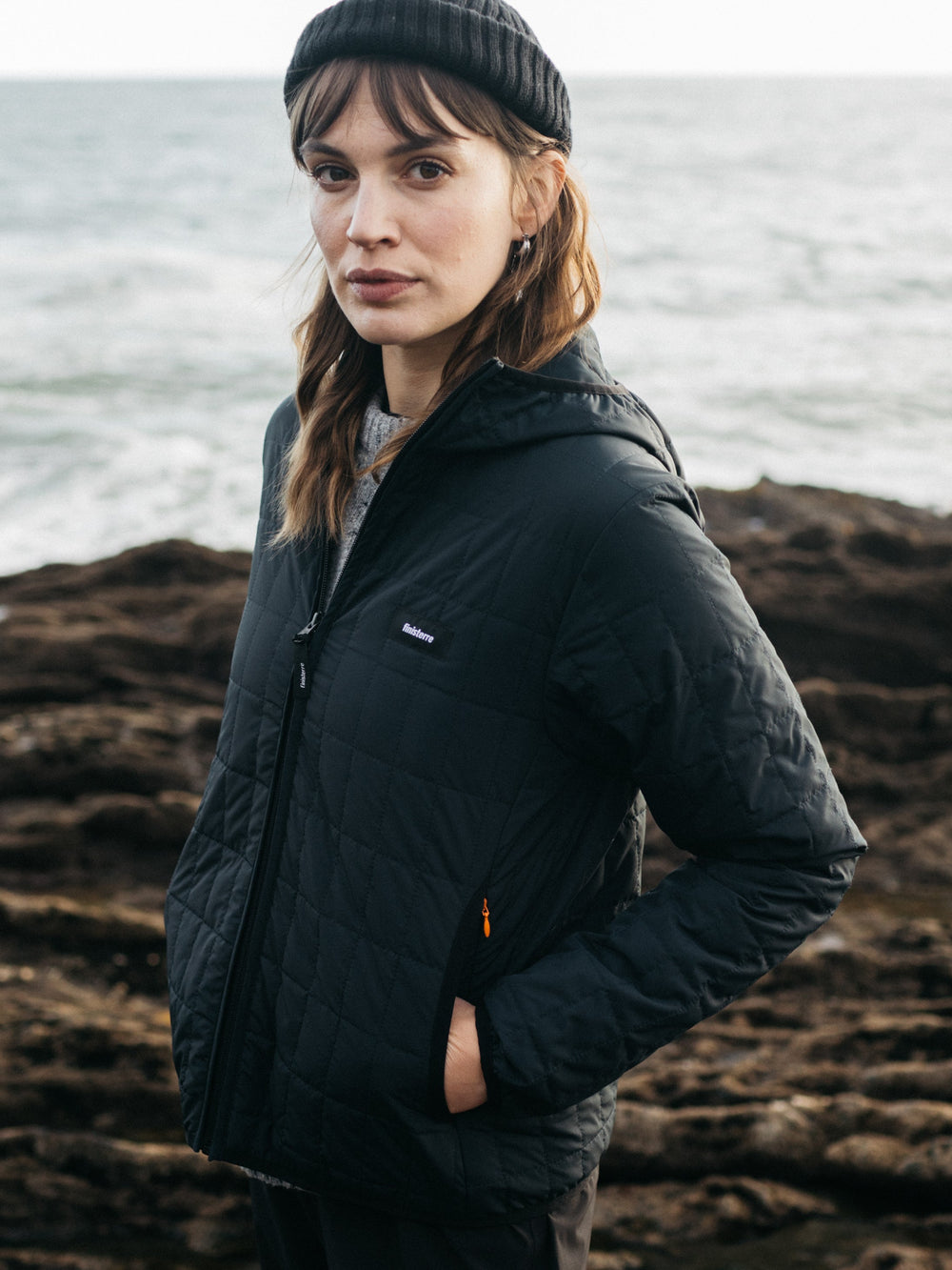 Women Firecrest Hooded Jacket in Black