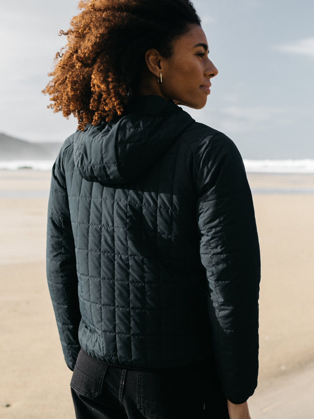 Women Firecrest Hooded Jacket in Black