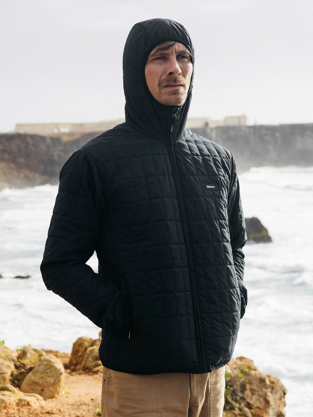 Men Firecrest Hooded Jacket in Black