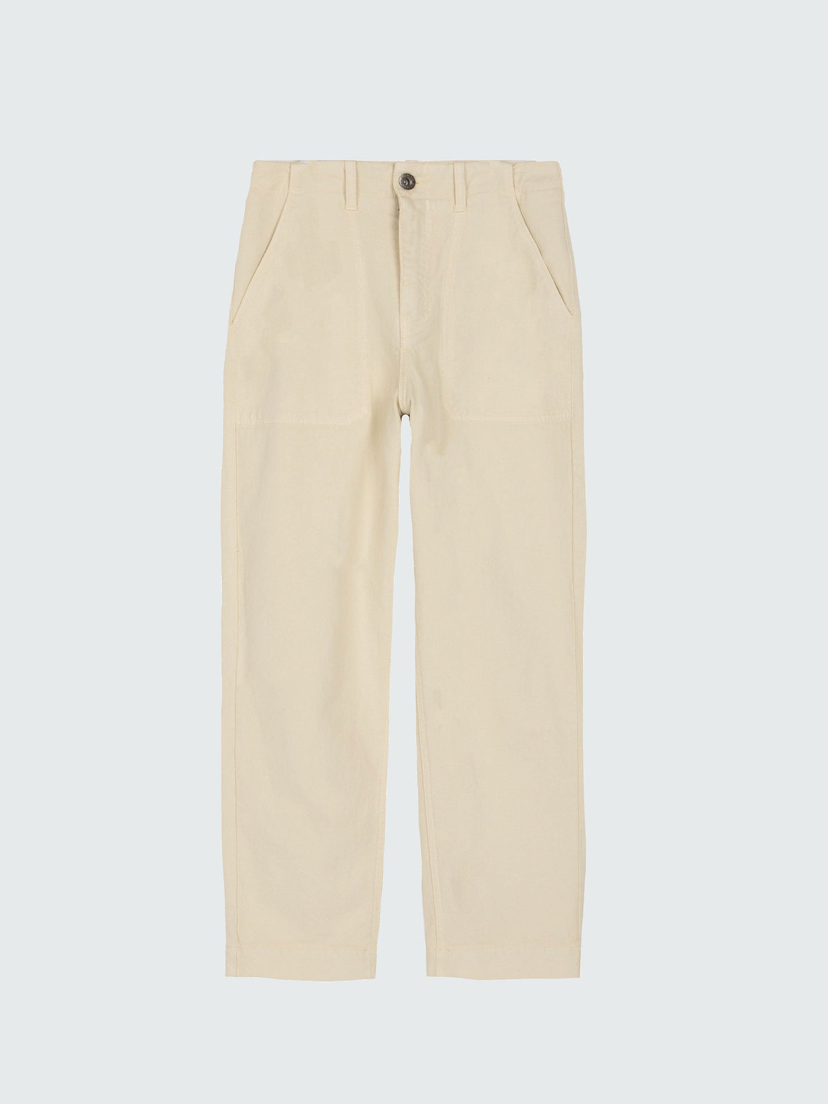 Women Yarrel Canvas Trouser in Ecru