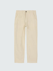 Women Yarrel Canvas Trouser in Ecru