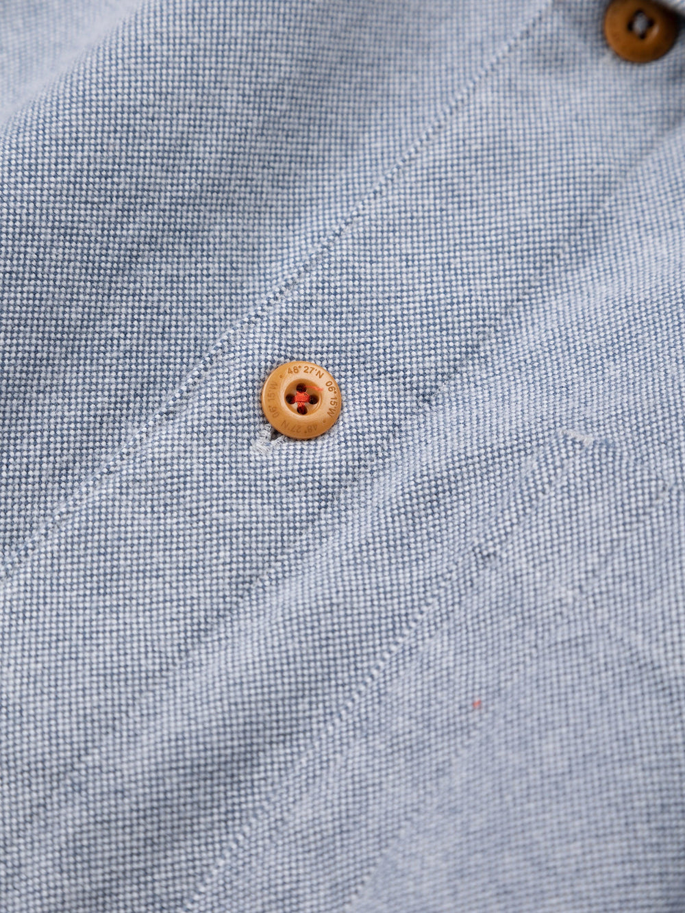 Men Gylly Shirt in Indigo Dobby
