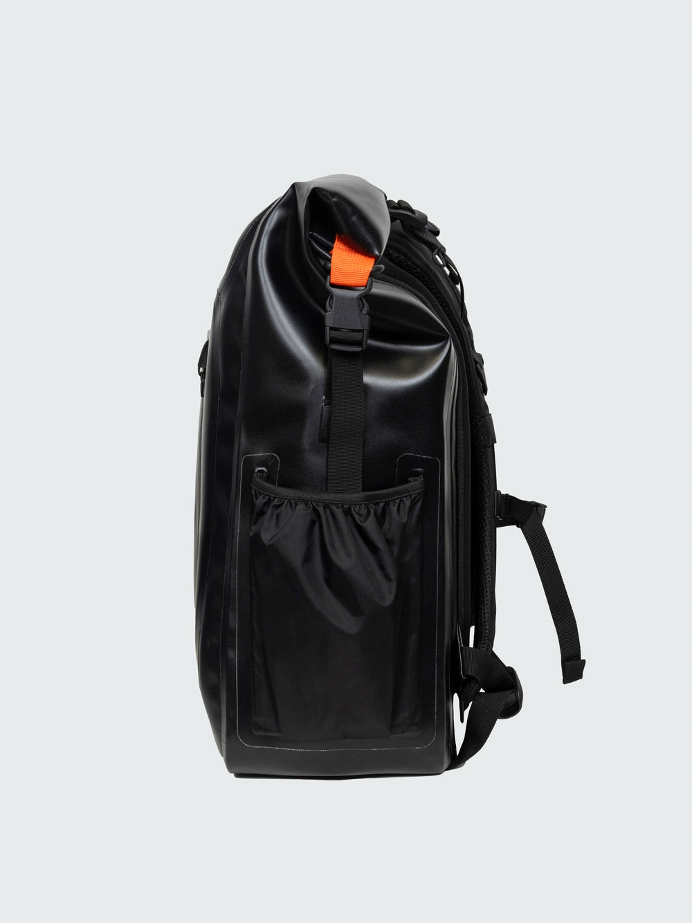 Men/Women Waterproof Roll Top Backpack in Black | Adventure Ready