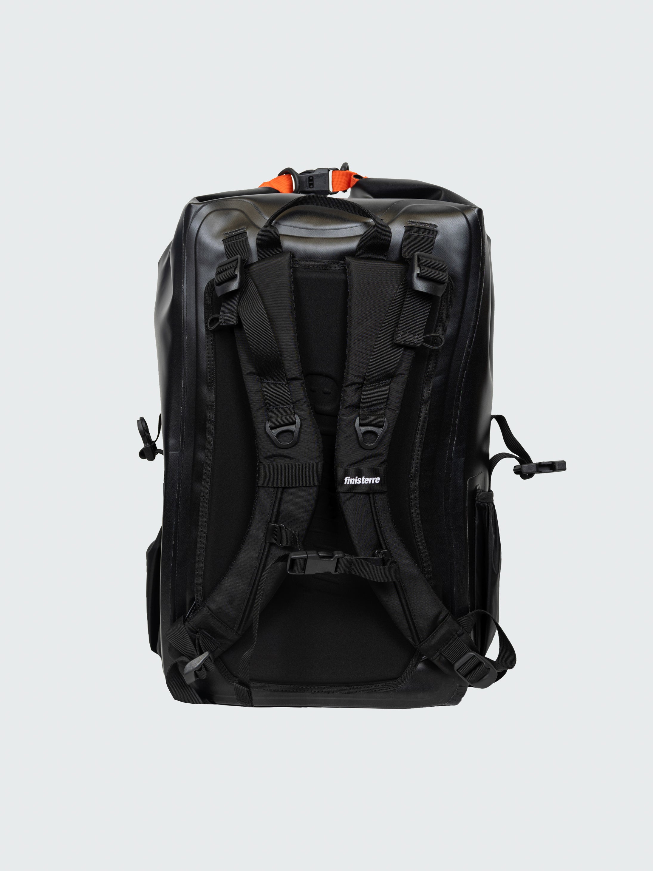 Men/Women Waterproof Roll Top Backpack in Black | Adventure Ready