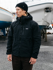 Men Stormbird Waterproof Jacket in Black
