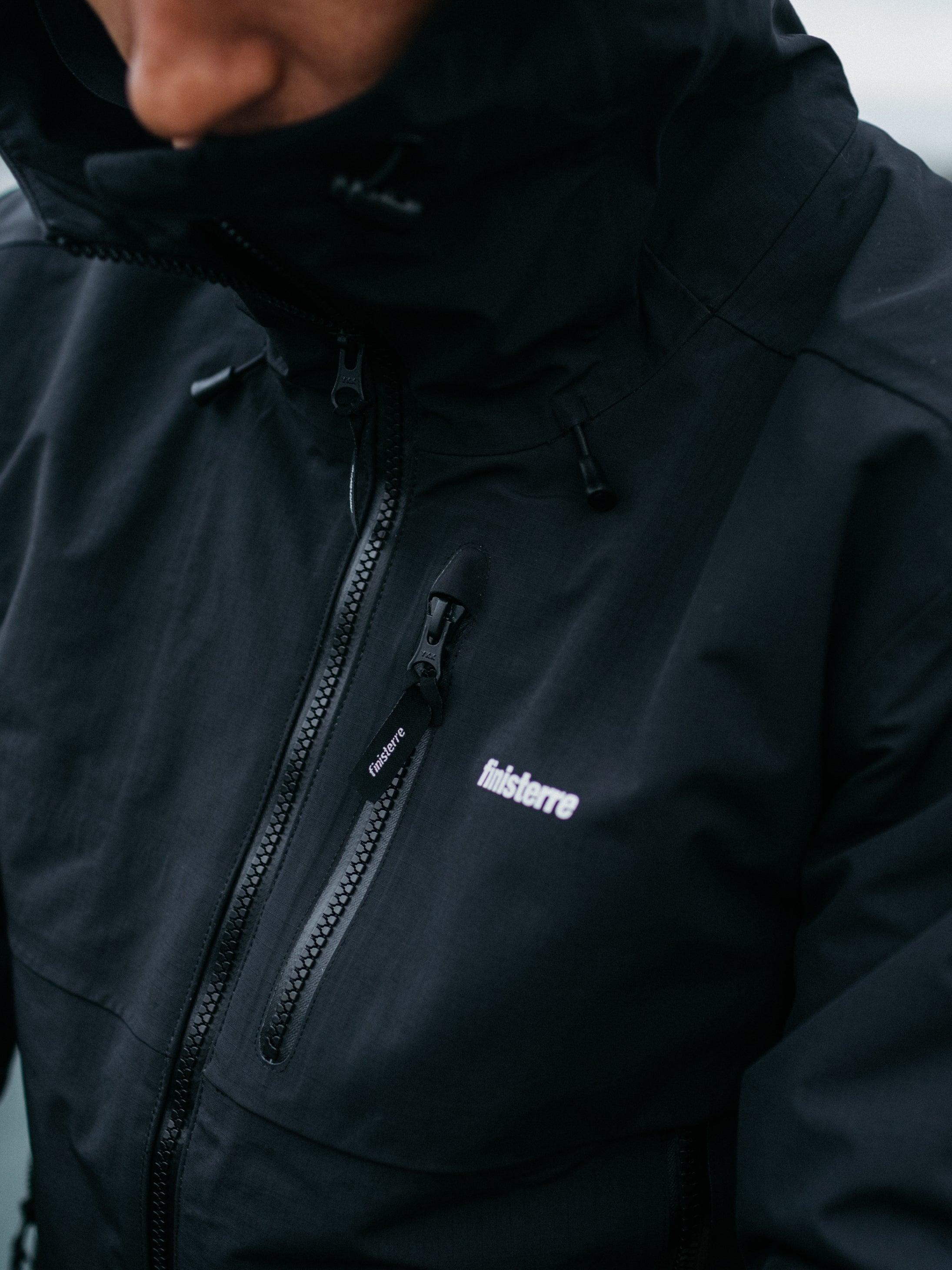 Men Stormbird Waterproof Jacket in Black