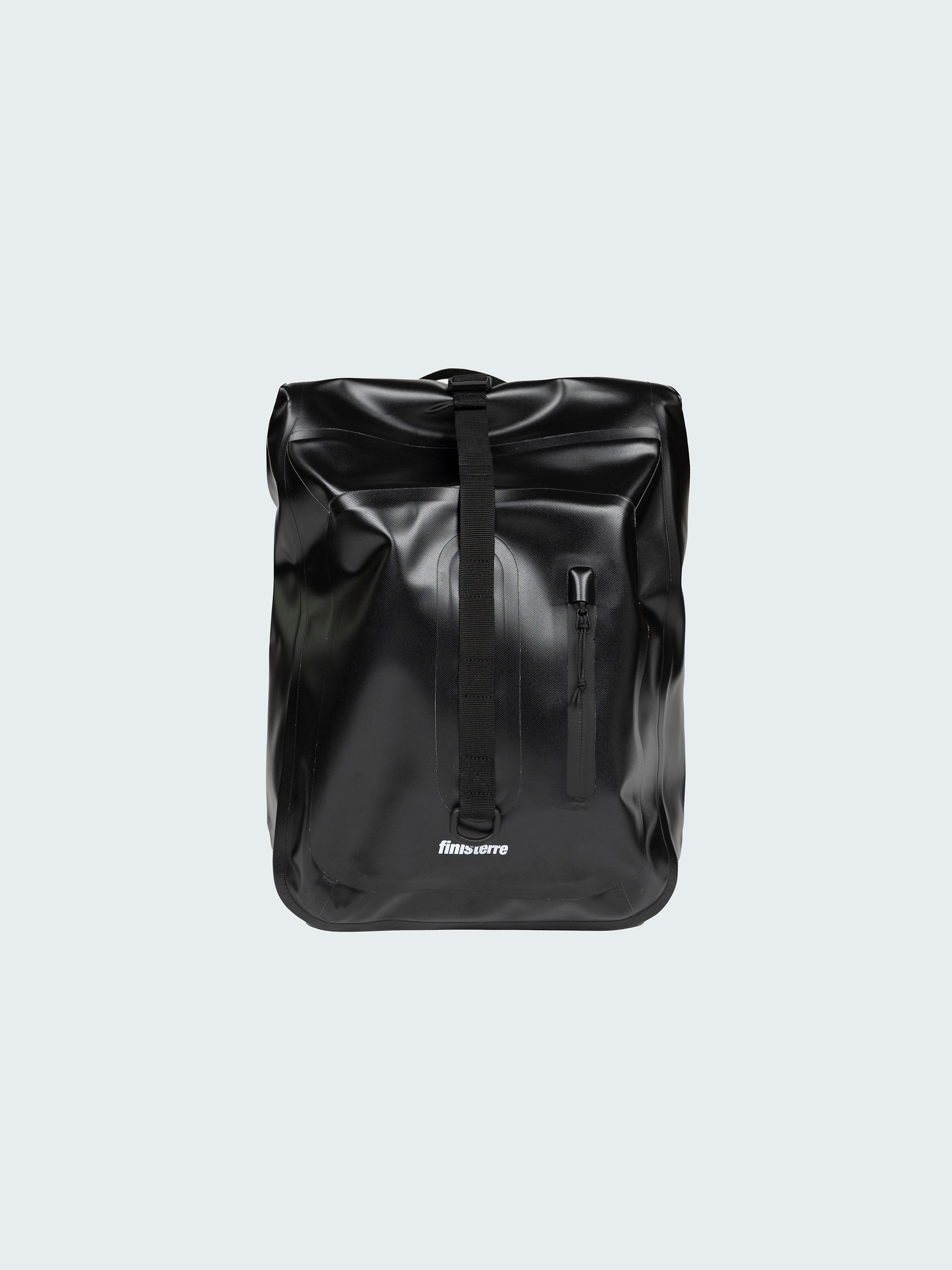 Men/Women 20L Waterproof Roll Top Backpack in Black